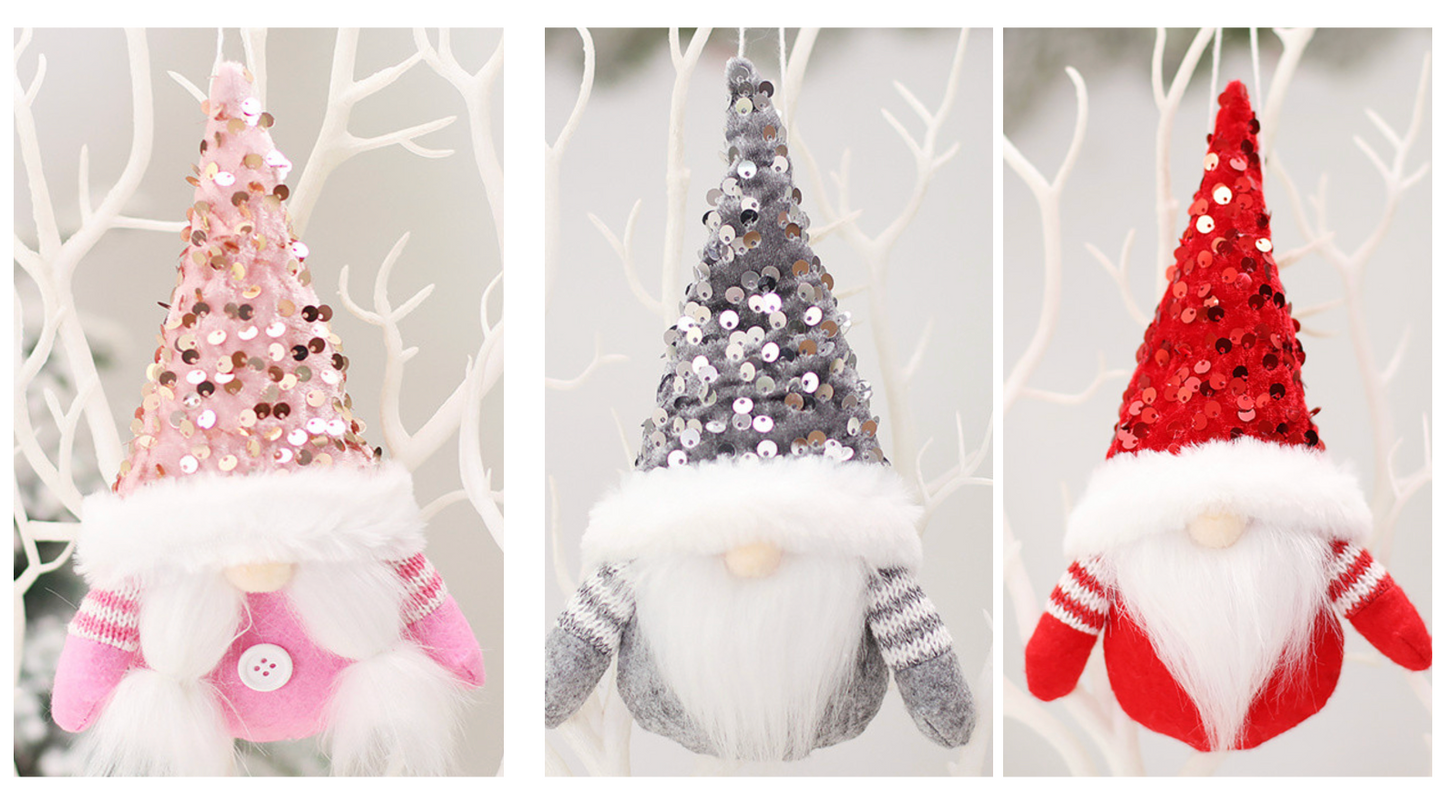 Set of 3 gnomes - Christmas