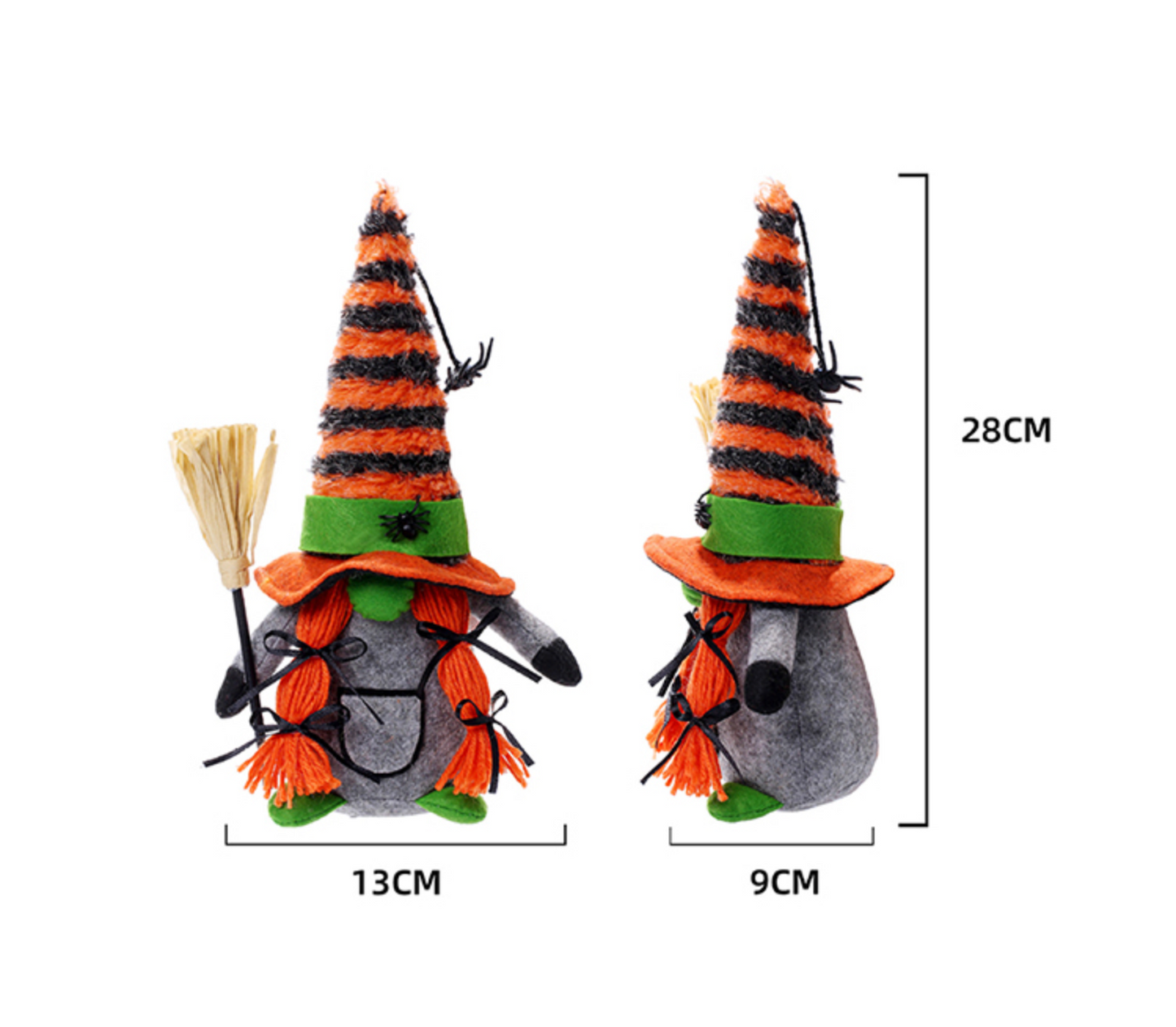 Couple de gnomes Halloween Luina et Tomte