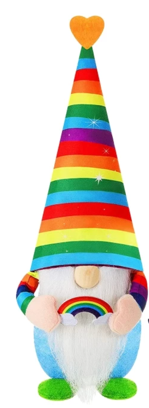 Regenbogenwichtel Lasse, Knut und Mauno in drei verschiedenen Farben